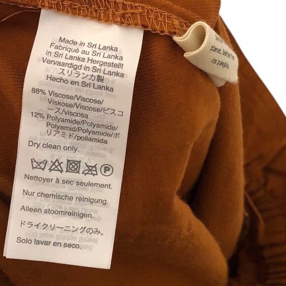 MADEWELL Women's Orange Dunaway Paperbag Pants Small AN843 ($89.50) - Picture 9 of 12